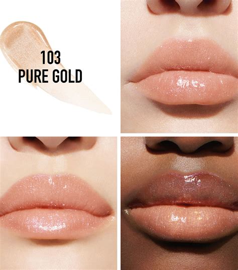 103 pure gold dior lip maximizer|dior addict lip gloss.